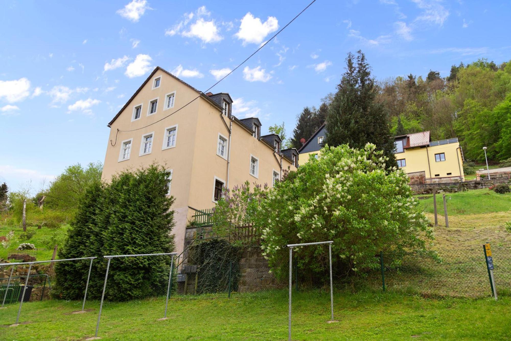 Stilvolles Apartment Mit Festungsblick Im Zentrum Königstein an der Elbe Buitenkant foto